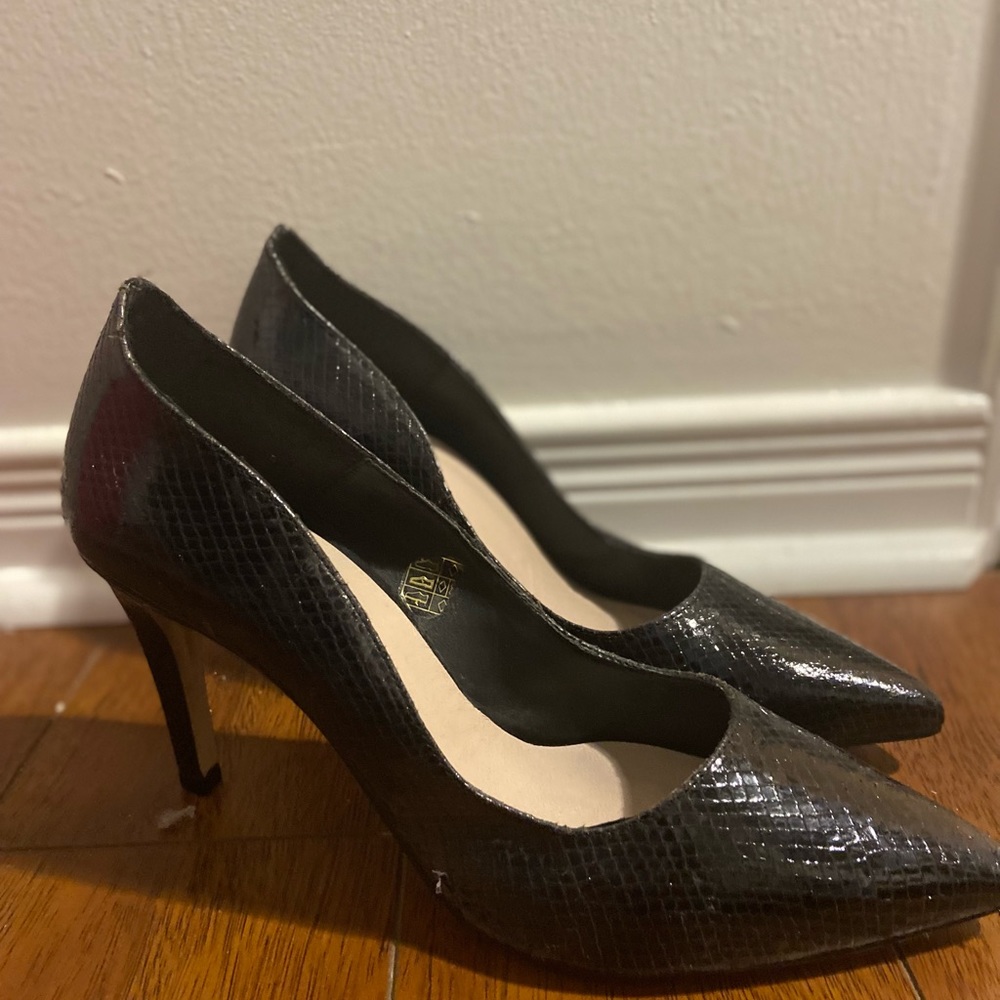 simple black heels